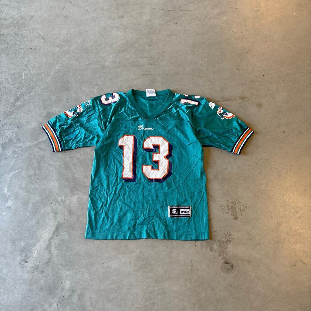 vintage 90s starter dan marino #13 jersey